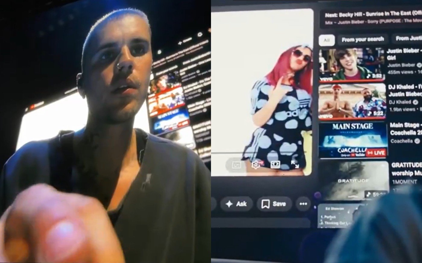 O cantor canadense Justin Bieber foi criticado nas