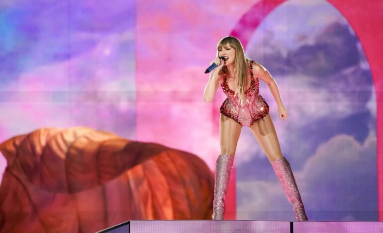 A cantora Taylor Swift registrou sua voz e imagem no