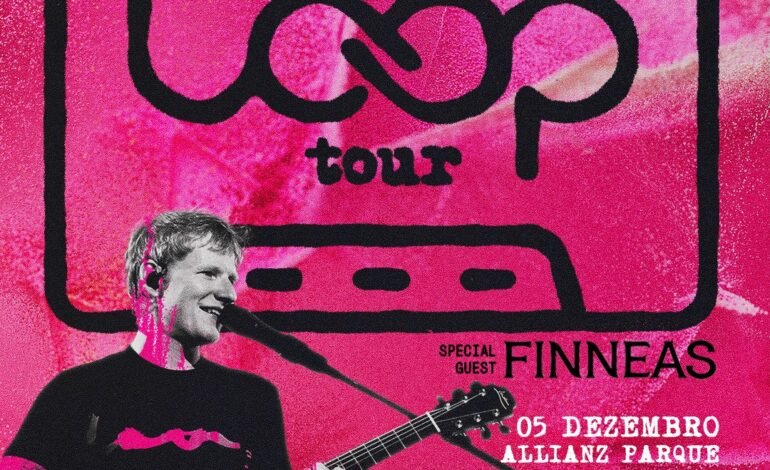 Ed Sheeran show em São Paulo Reprodução Ed Sheeran u