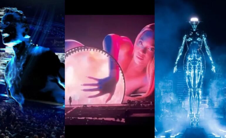 A artista britânica Es Devlin cria cenários monumentais