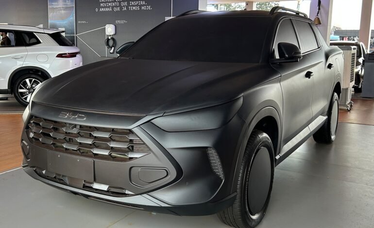 A BYD apresentou uma maquete em tamanho natural