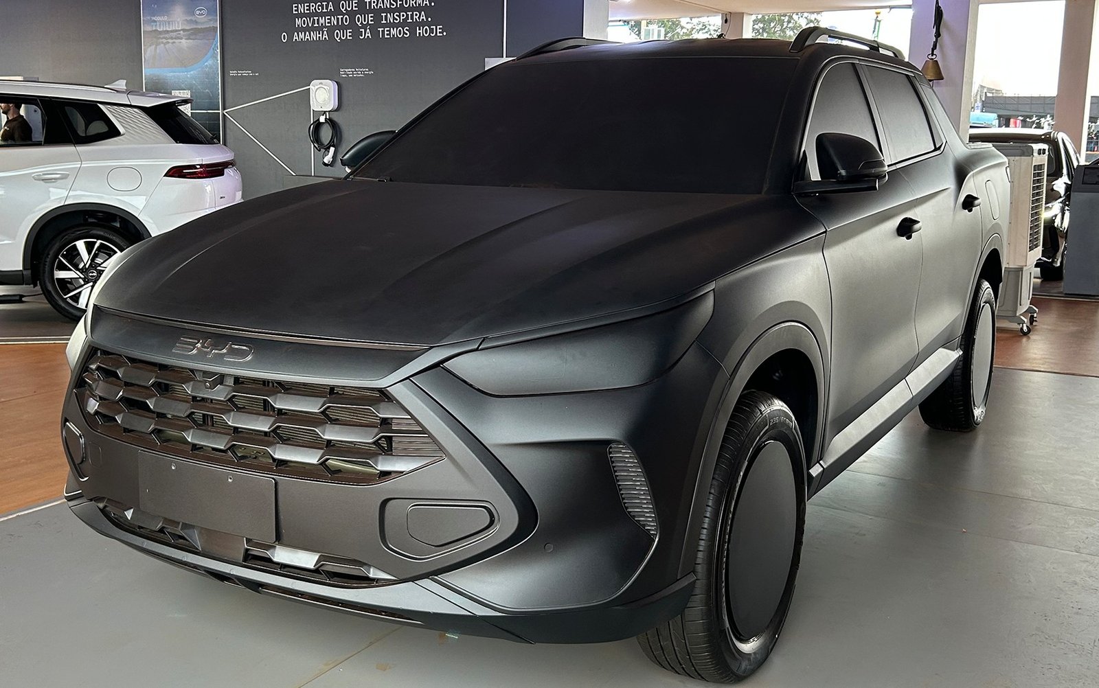 A BYD apresentou uma maquete em tamanho natural