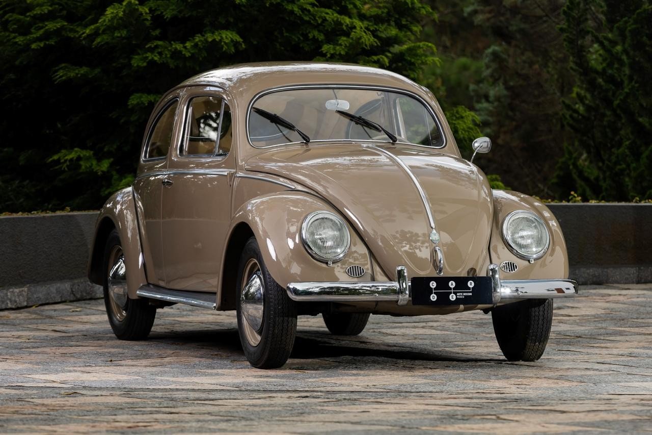 Uma versão rara do Volkswagen Fusca 1953, conhecida