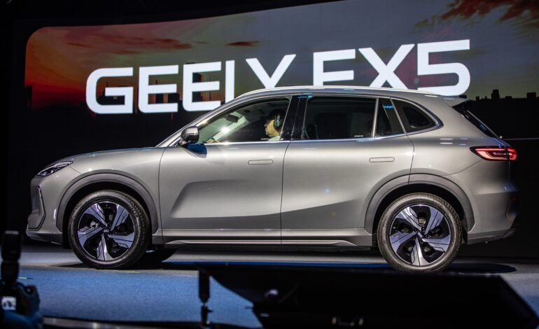 A Geely Auto lançou nesta segunda-feira seu sistema