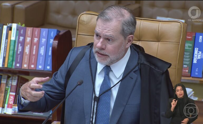 O ministro Dias Toffoli, do Supremo Tribunal Federal