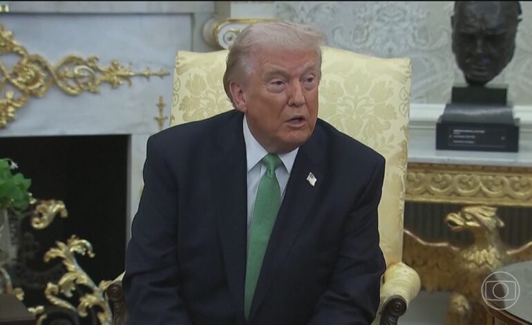 O presidente dos Estados Unidos, Donald Trump, anunciou