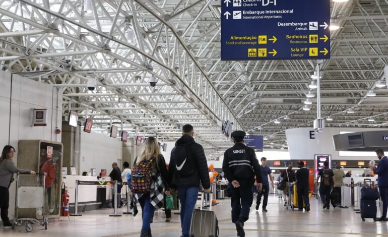 O Brasil registrou a maior entrada de turistas internacionai