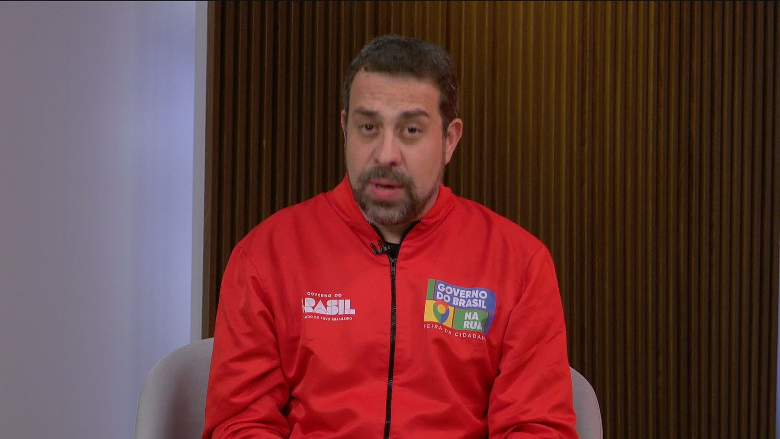 O ministro Guilherme Boulos, da Secretaria-Geral da Presidên