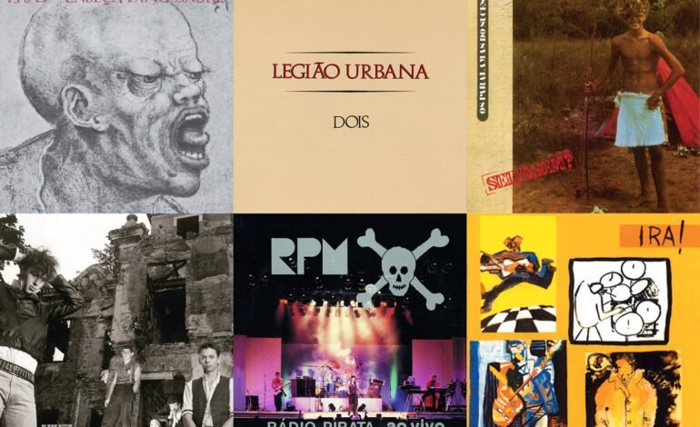 Capas dos álbuns ‘Cabeça dinossauro’, ‘Dois’, ‘Selvagem?’, ‘