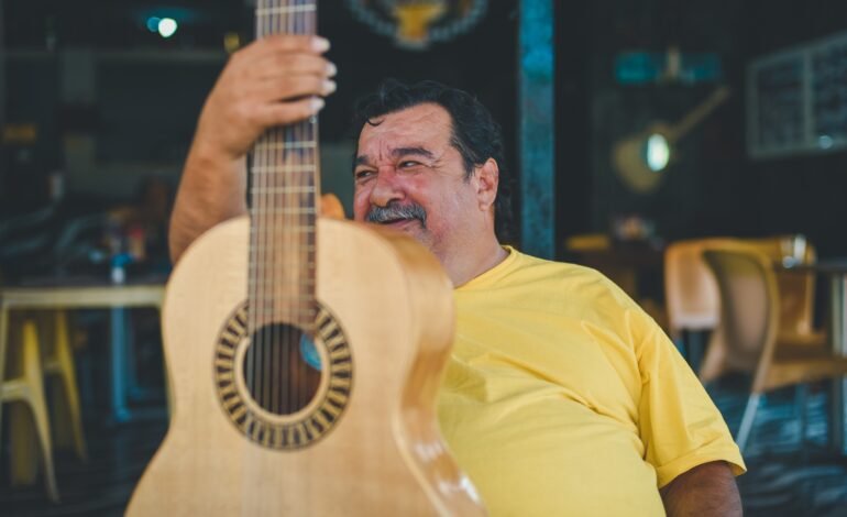 O compositor e violonista Tarcísio Sardinha, falecido em