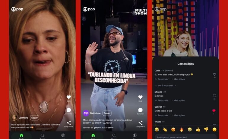 O Globo lançou o GloboPop, novo aplicativo de