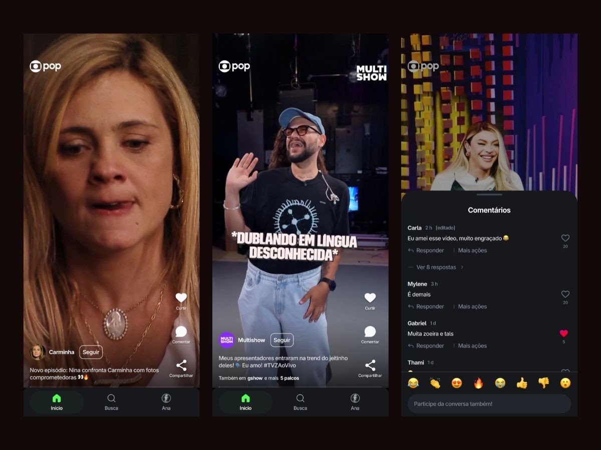 O GloboPop, aplicativo de curadoria de conteúdo da