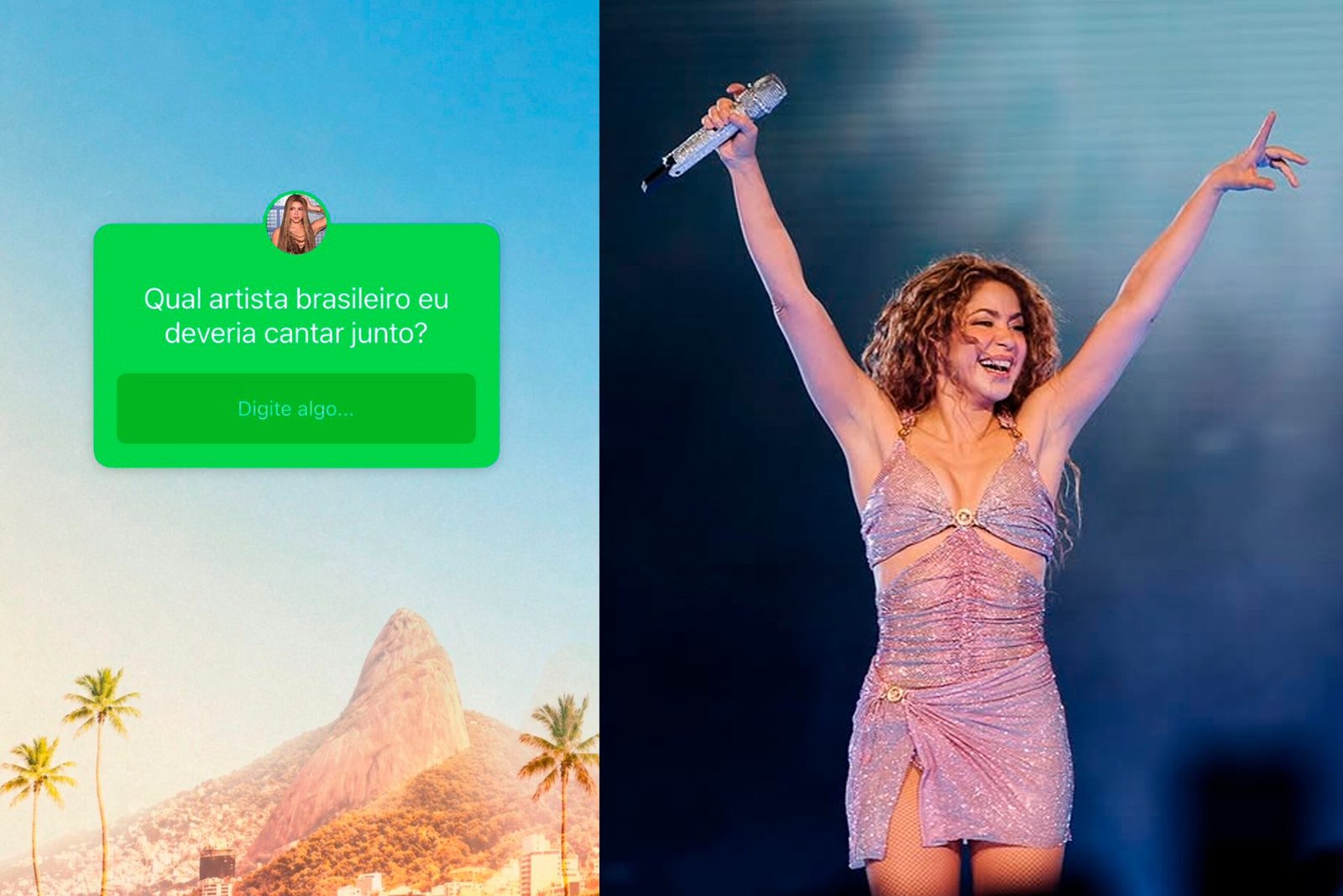 Shakira pediu sugestões de artistas brasileiros para dividir