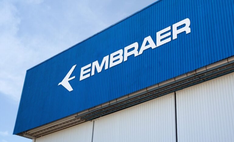 A Embraer, fabricante aeronáutica com sede em São