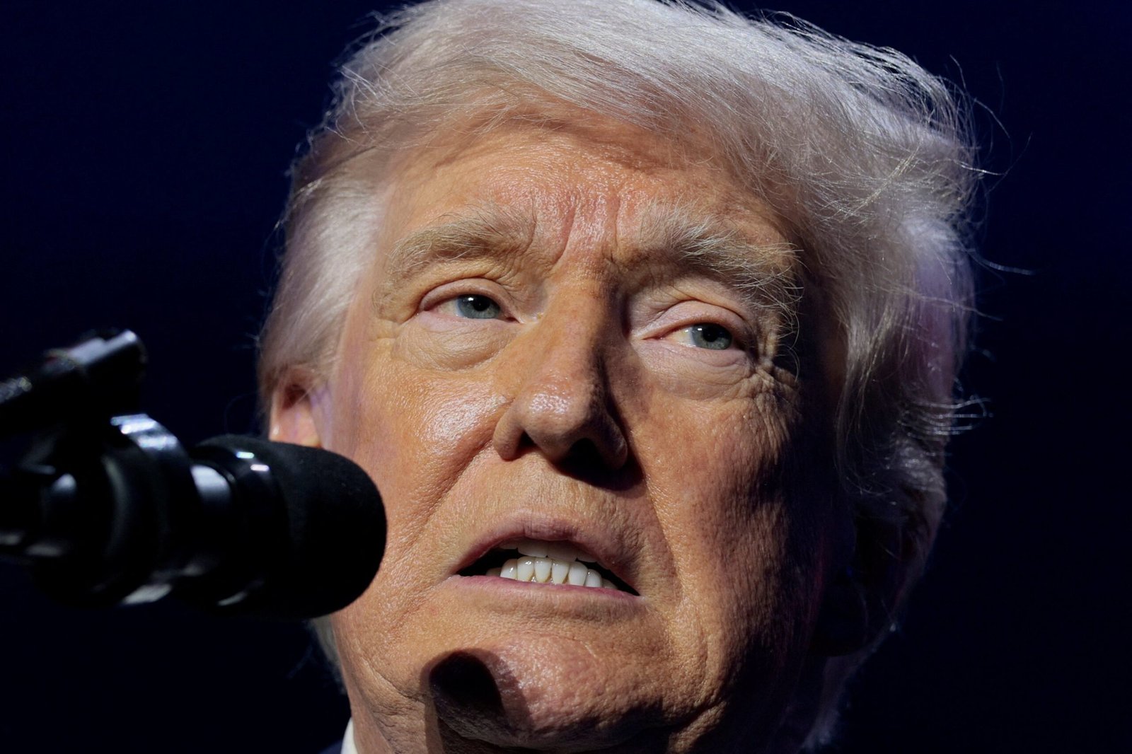 O presidente dos Estados Unidos, Donald Trump, durante