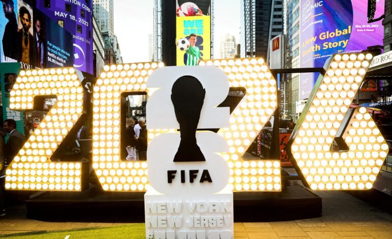 FOTO DE ARQUIVO: O logotipo da Copa do Mundo da