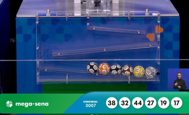 Mega-Sena, concurso 3.007: confira os números sorteados O
