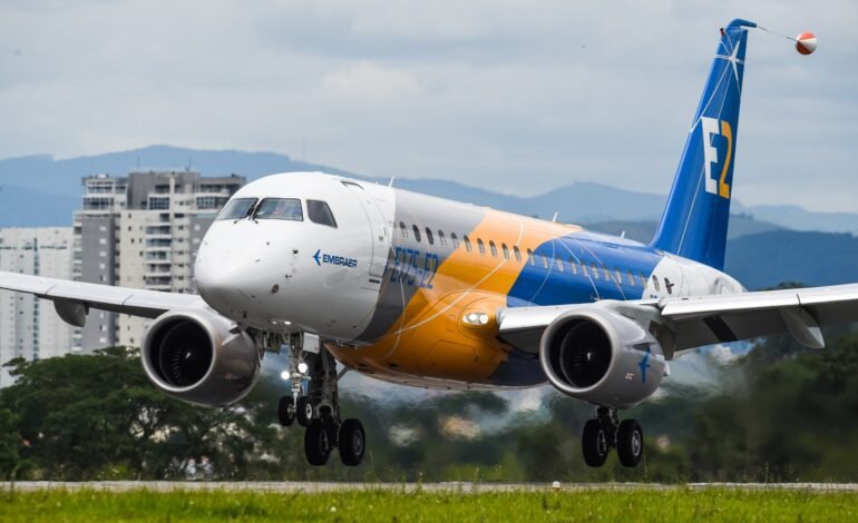 A Embraer registrou a maior receita da sua