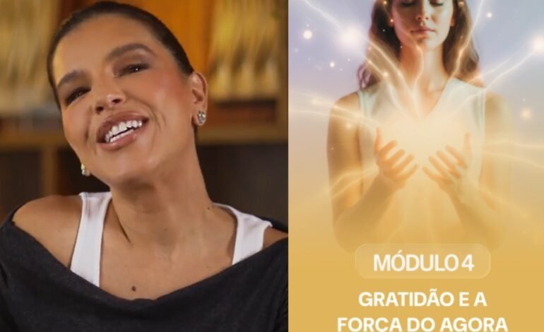 A atriz e apresentadora Mariana Rios lançou nesta