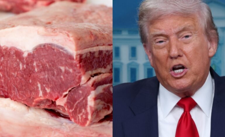 Trump se irrita com preço de carne e manda investigar