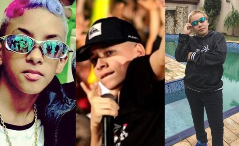 Os MCs Brinquedo, Pedrinho e Pikachu Montagem/g1 MC