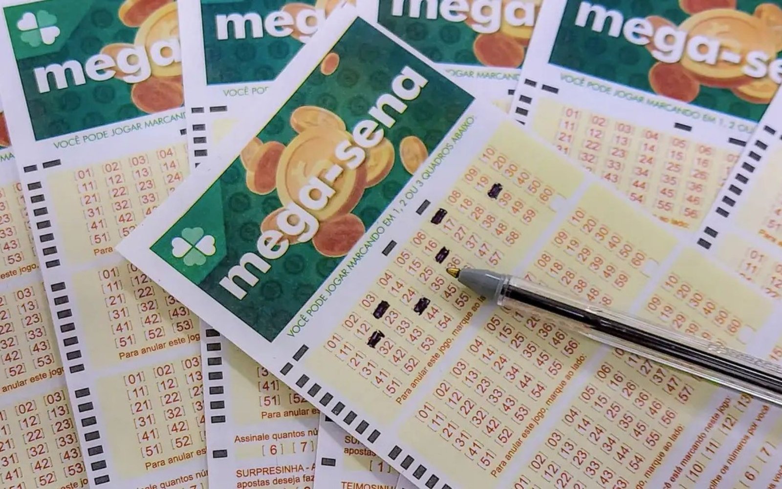 Volantes da Mega-Sena Rafa Neddermeyer / Agência Brasil A Ca