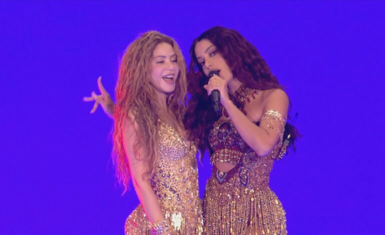 Anitta e shakira realizam dueto de choka choka no megashow t