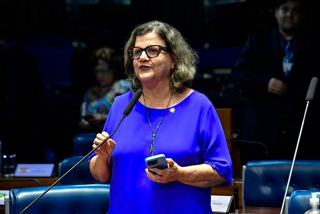 A nova líder do governo no Senado, Teresa Leitão (PT-PE)
