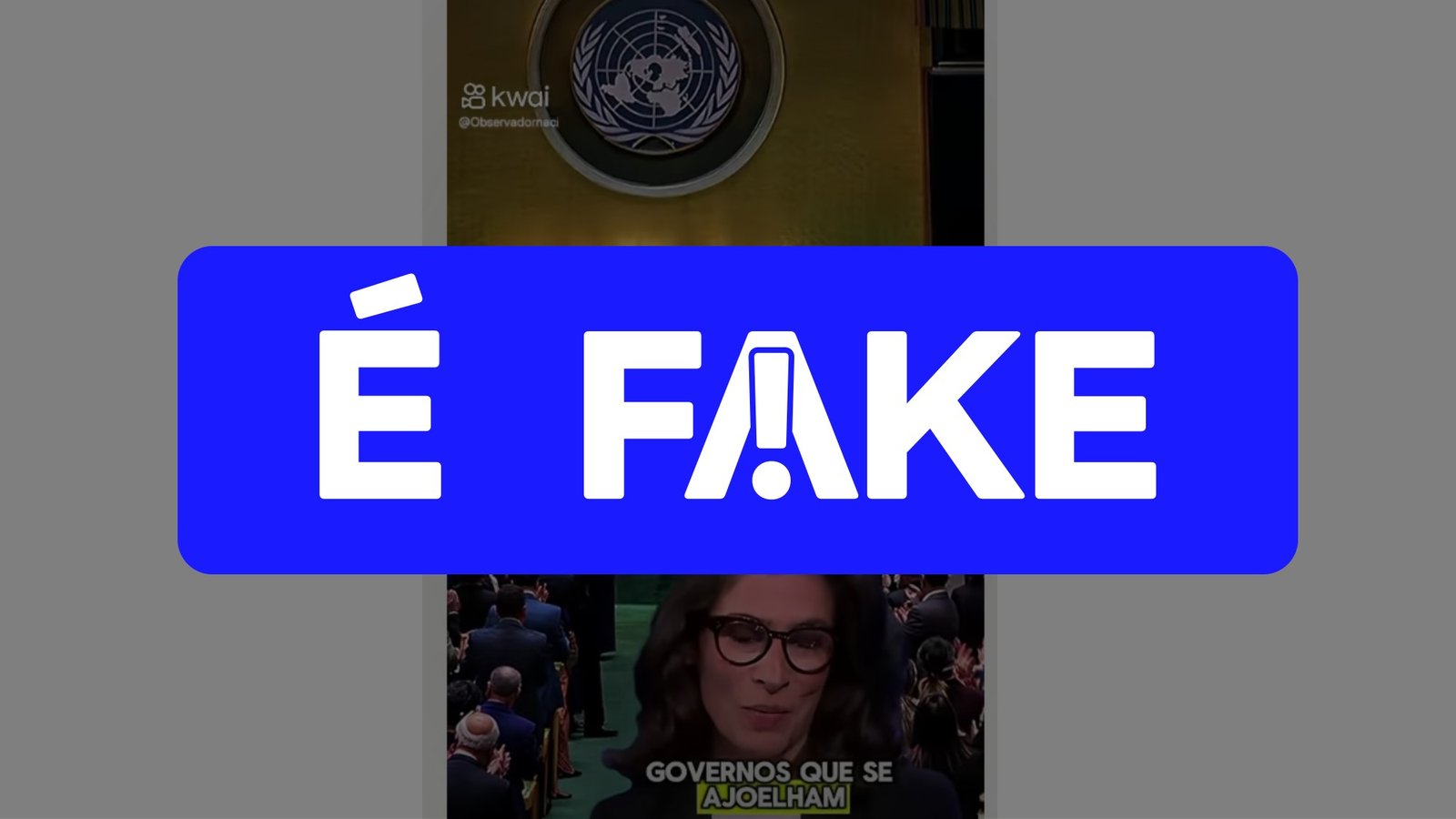 Circula nas redes sociais um vídeo falso que