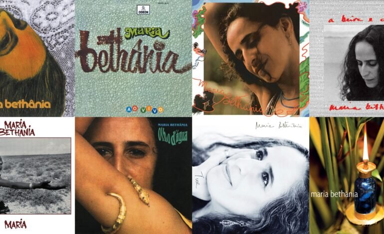 Capas de oito álbuns de Maria Bethânia Reprodução / Montagem
