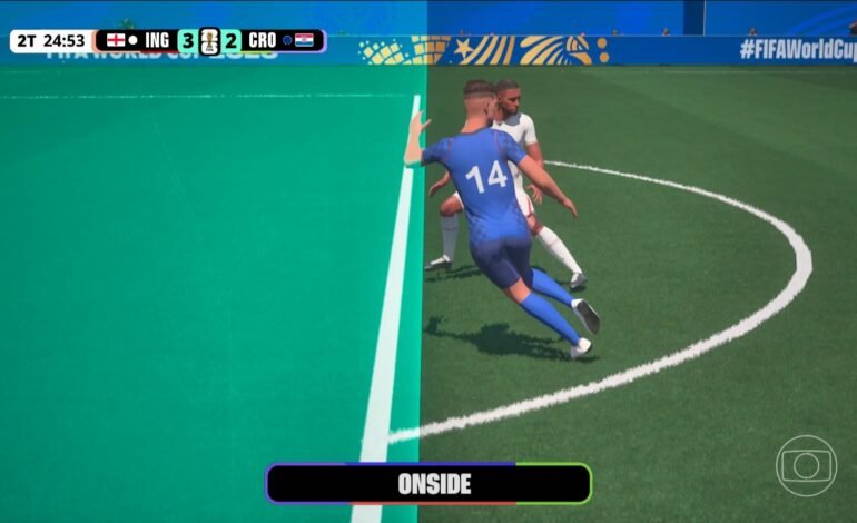 A FIFA implementou um sistema de “tira-teima” na Copa do