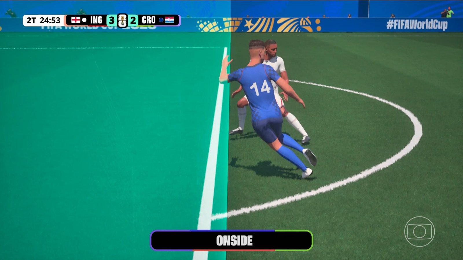 A FIFA implementou um sistema de “tira-teima” na Copa do