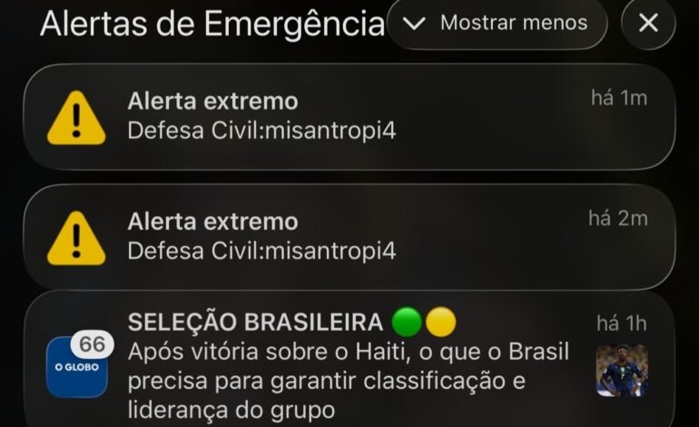 Moradores de diversas cidades brasileiras receberam, entre a