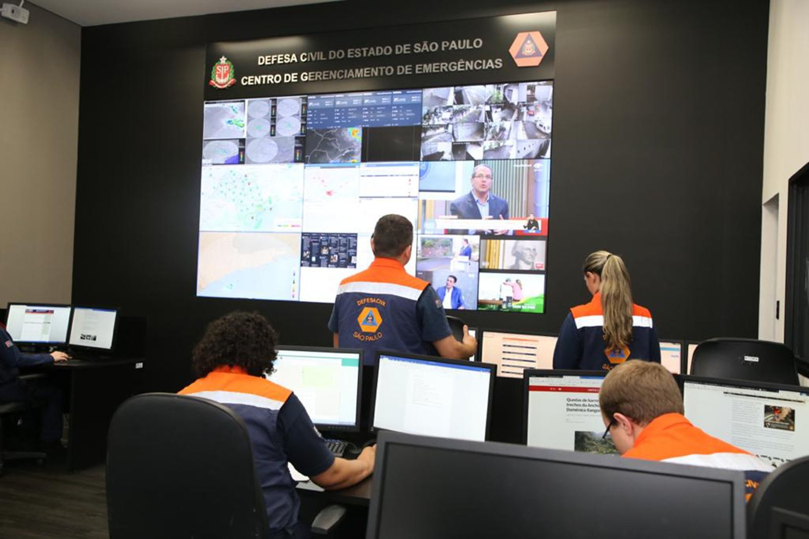 A Defesa Civil do Estado de São Paulo desabilitou temporaria
