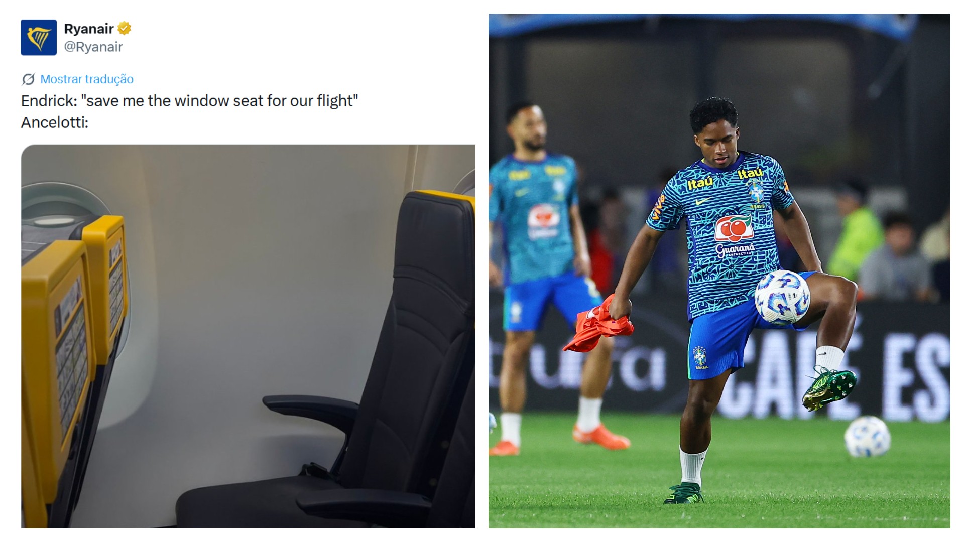 A companhia aérea irlandesa Ryanair publicou nesta quarta-fe