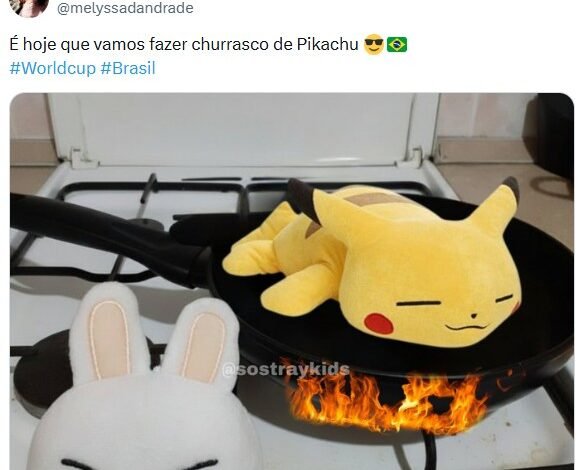 Torcedores brasileiros usaram memes com personagens da cultu
