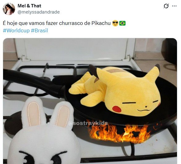 Torcedores brasileiros usaram memes com personagens da cultu