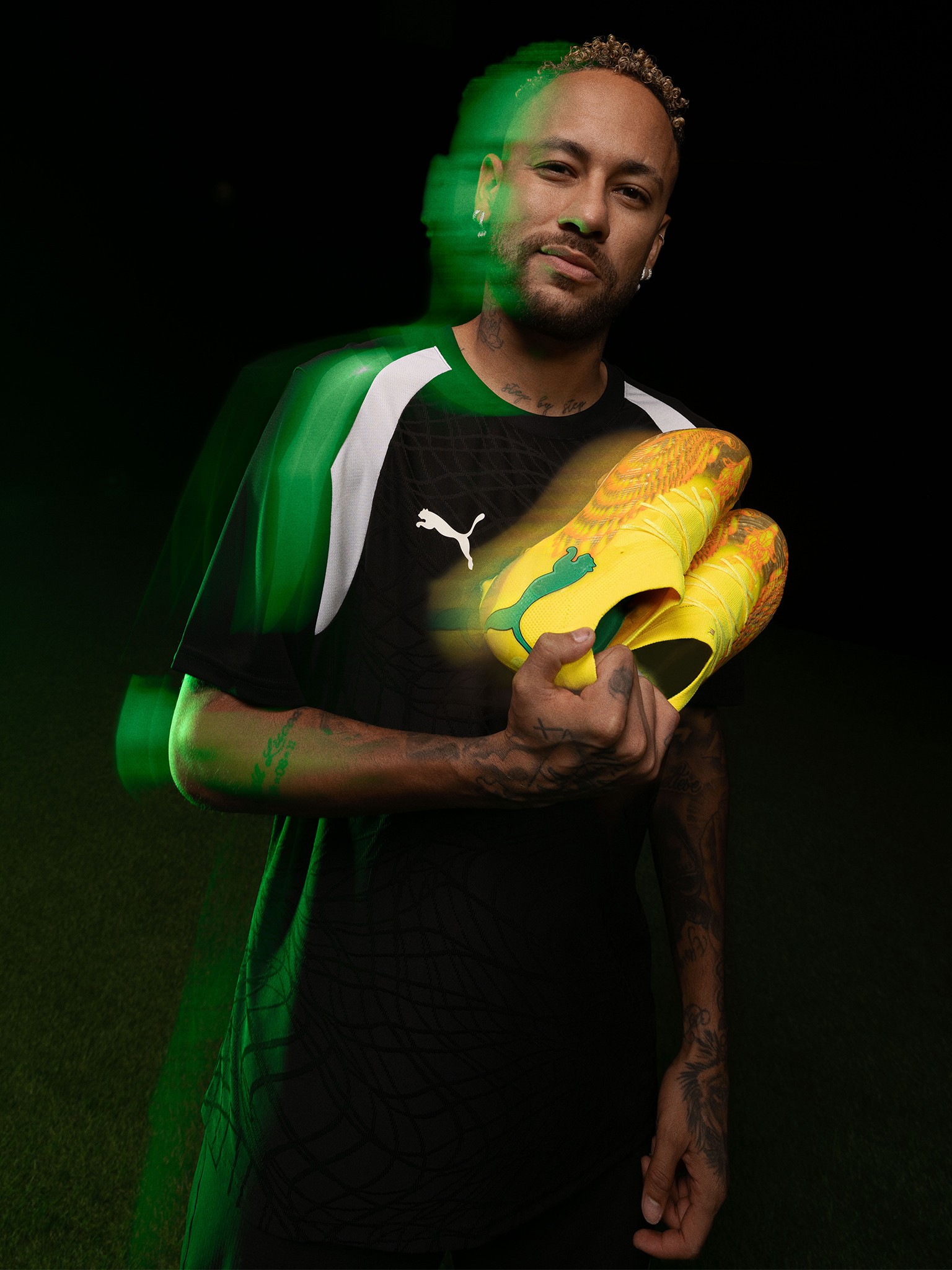 A nova chuteira do jogador Neymar, modelo Future