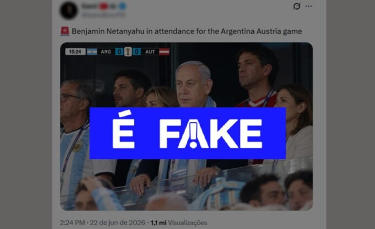 Uma imagem que circula nas redes sociais mostrando