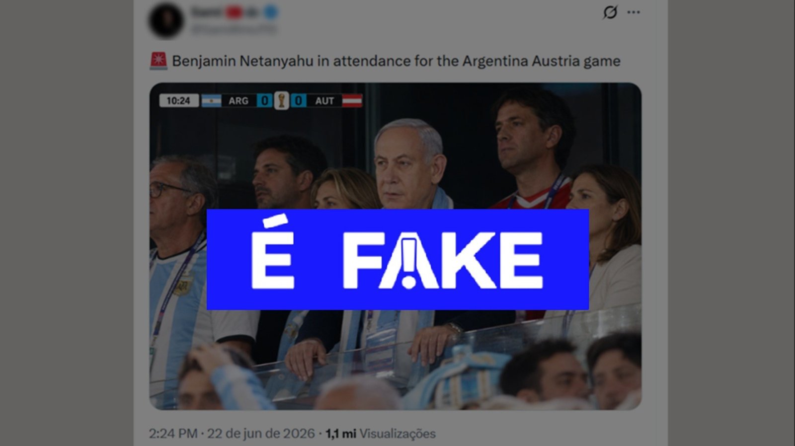 Uma imagem que circula nas redes sociais mostrando